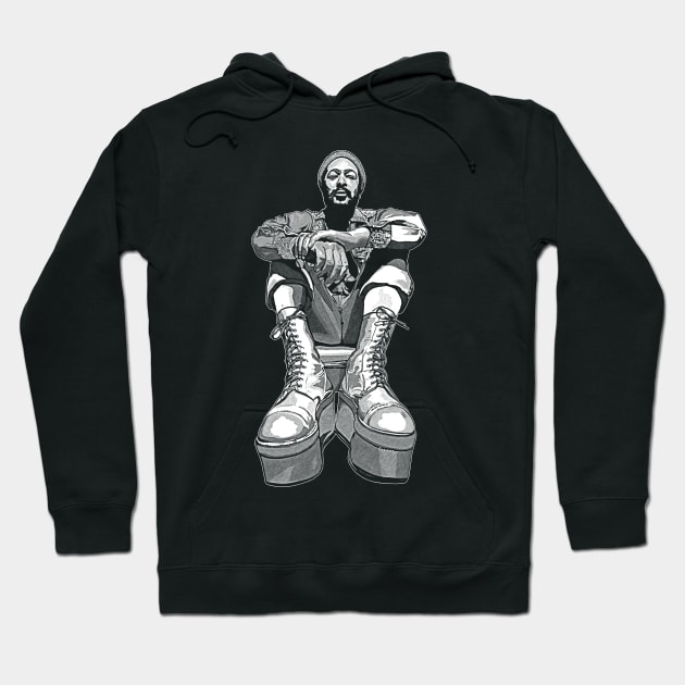 Marvin Gaye Hoodie by Ubbay-cool